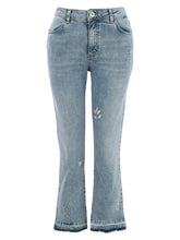 Dolcezza 'Never Without My Jeans' Embroidered Cropped Jean - Style 25303